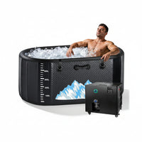 Cold Plunge Tub Engineered for Recovery, 248 Gallon Capacity, 1HP Dual-System Chiller, WiFi Control