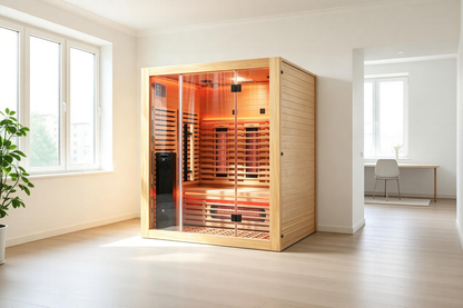 Blisspod Venetian RED 3-Person Full Spectrum Infrared Sauna