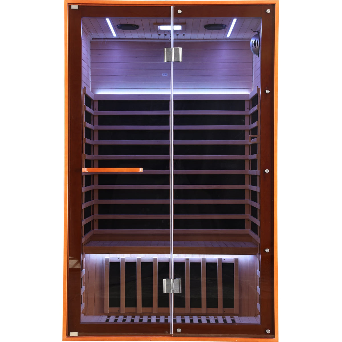 Double Infrared Sauna Room – Canadian Hemlock Wood