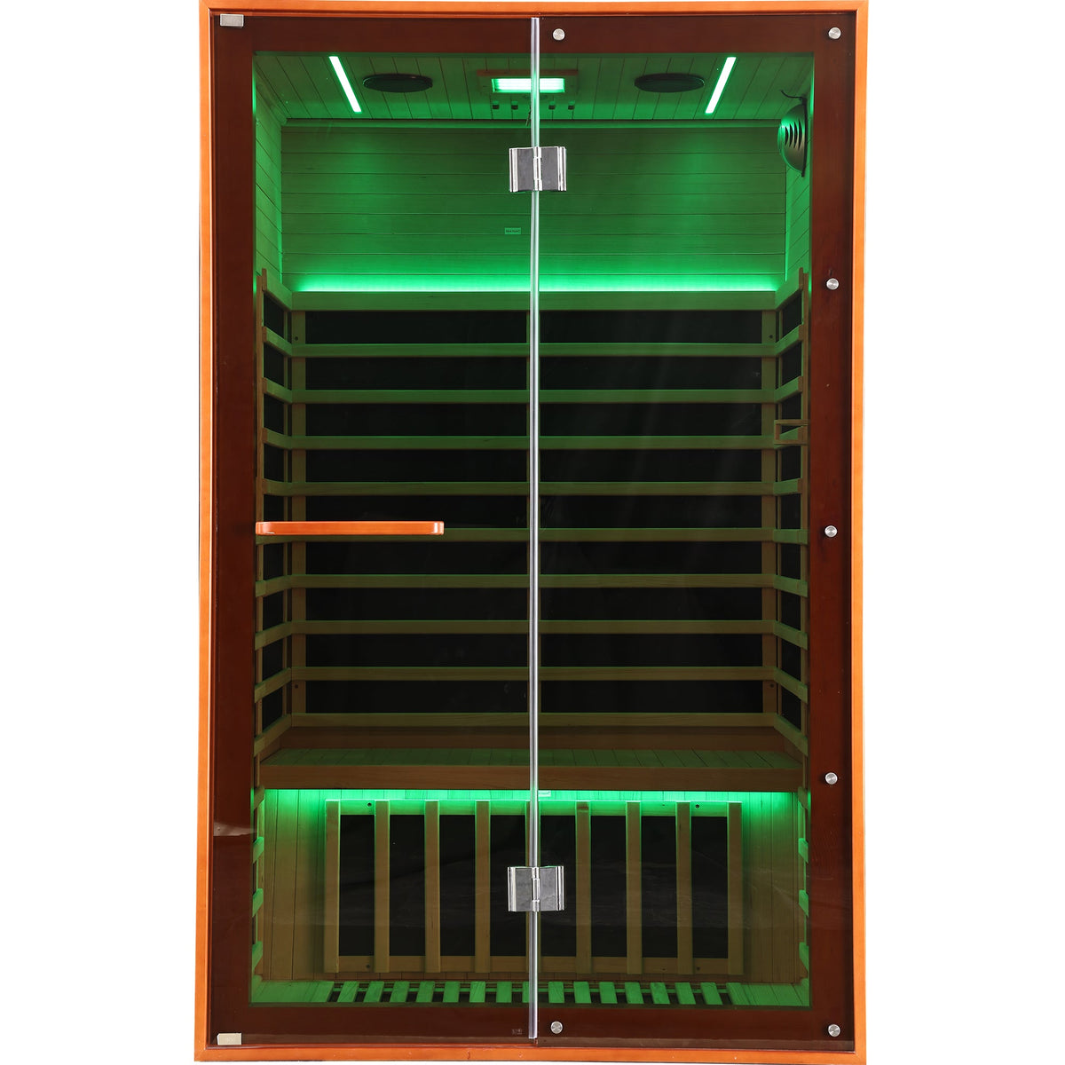 Double Infrared Sauna Room – Canadian Hemlock Wood