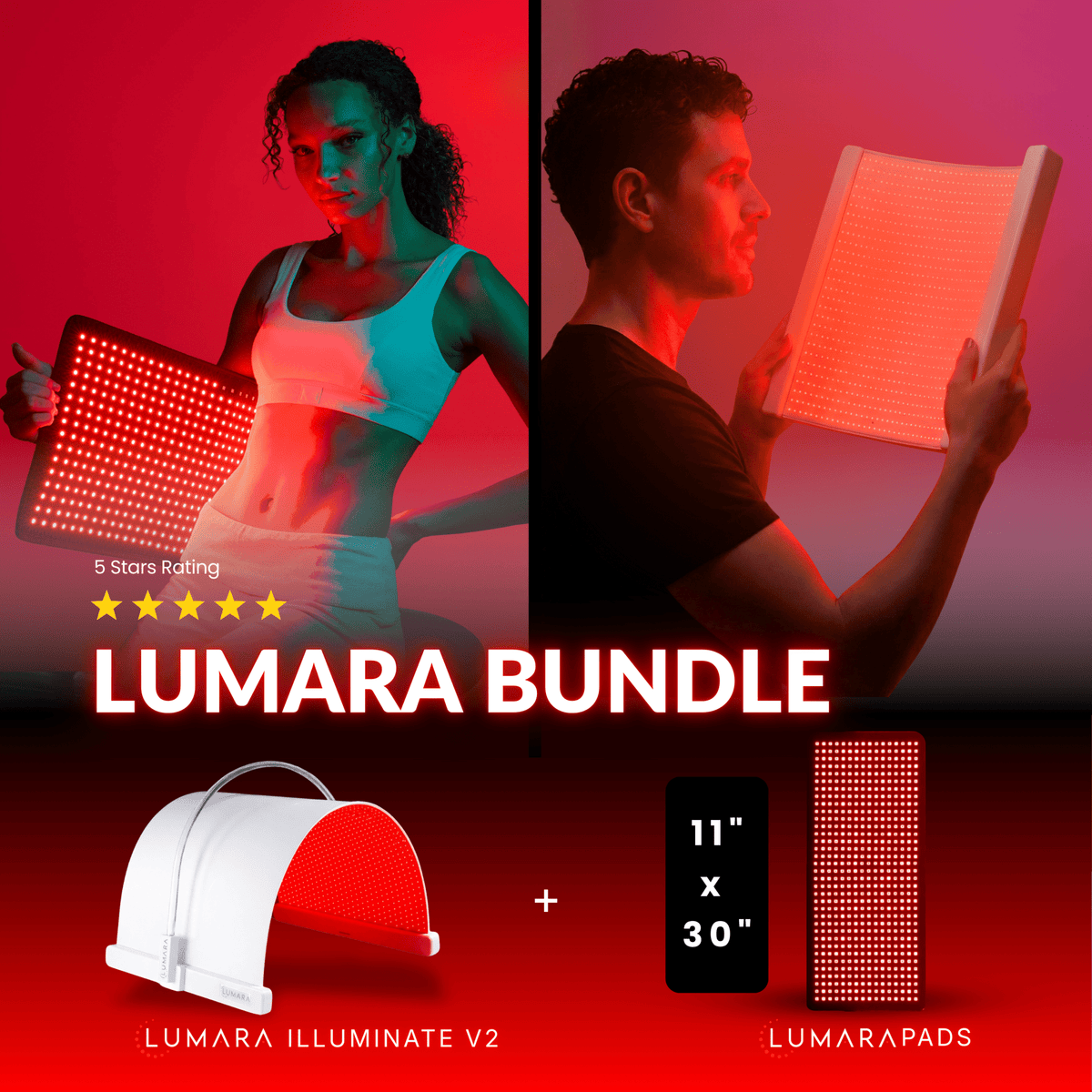 Lumara Illuminate Red V2 Red Light Therapy Panel