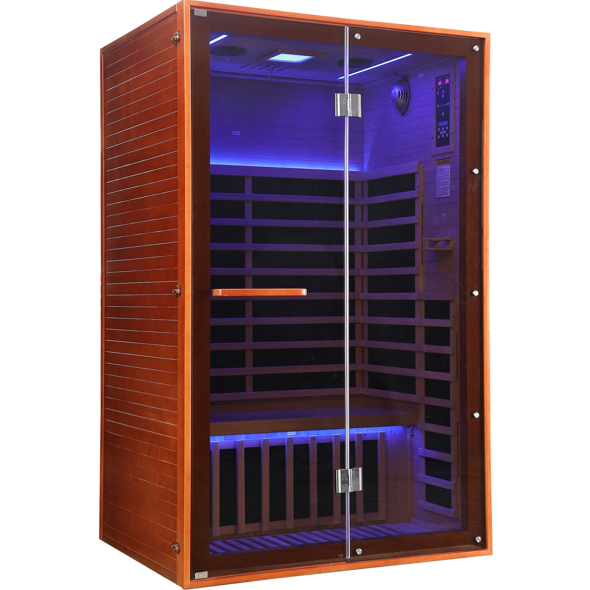 Double Infrared Sauna Room – Canadian Hemlock Wood