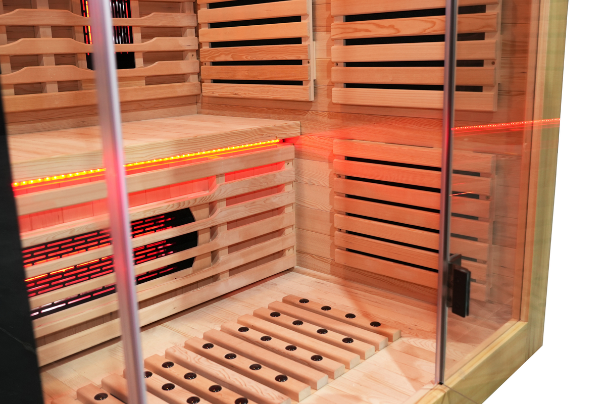 Blisspod Venetian RED 3-Person Full Spectrum Infrared Sauna