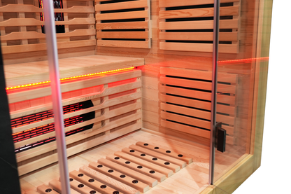 Blisspod Venetian RED 3-Person Full Spectrum Infrared Sauna