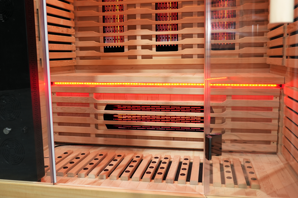 Blisspod Venetian RED 3-Person Full Spectrum Infrared Sauna