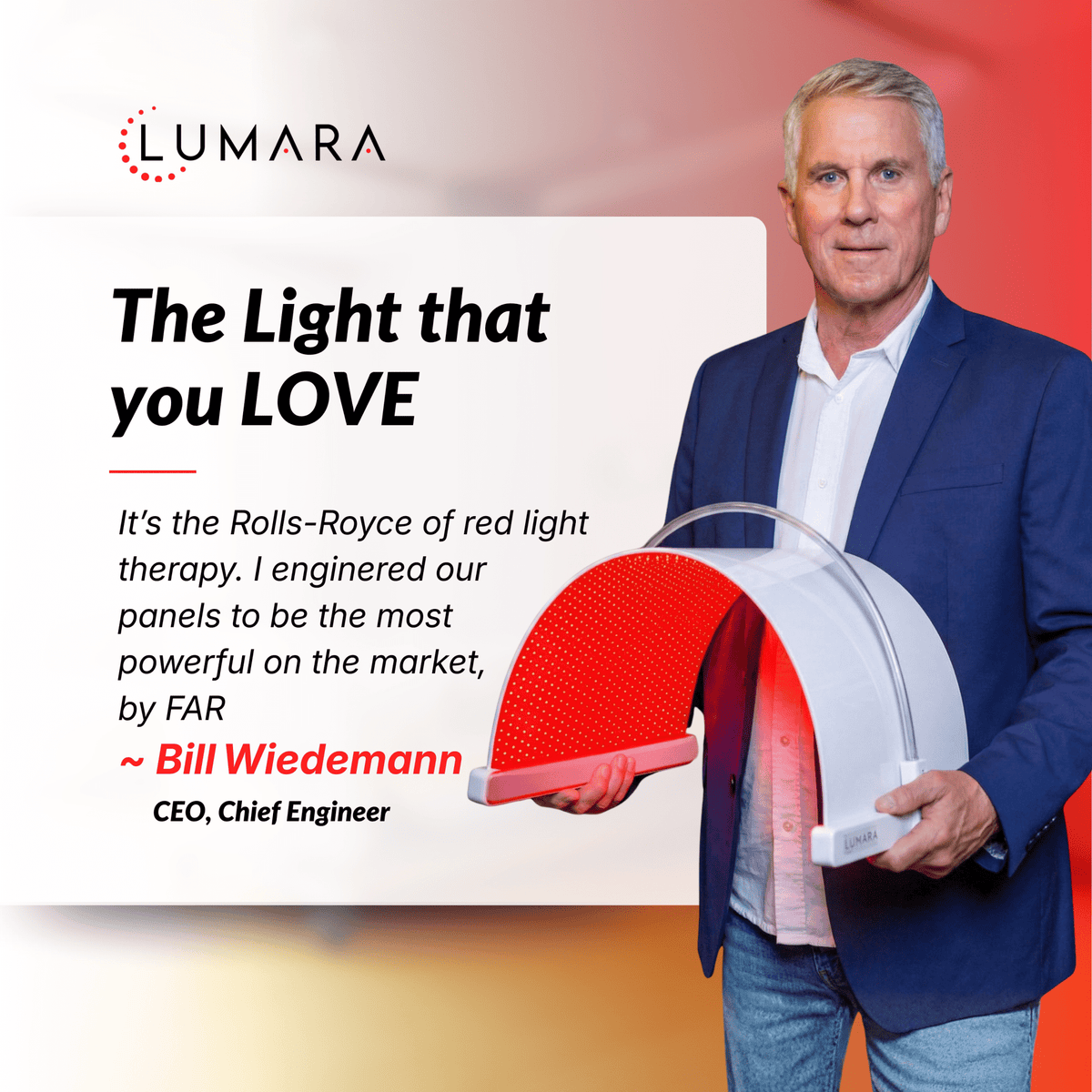 Lumara Illuminate Red V2 Red Light Therapy Panel