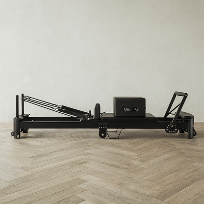 Luraush Foldable Pilates Reformer with Jump Board & Box