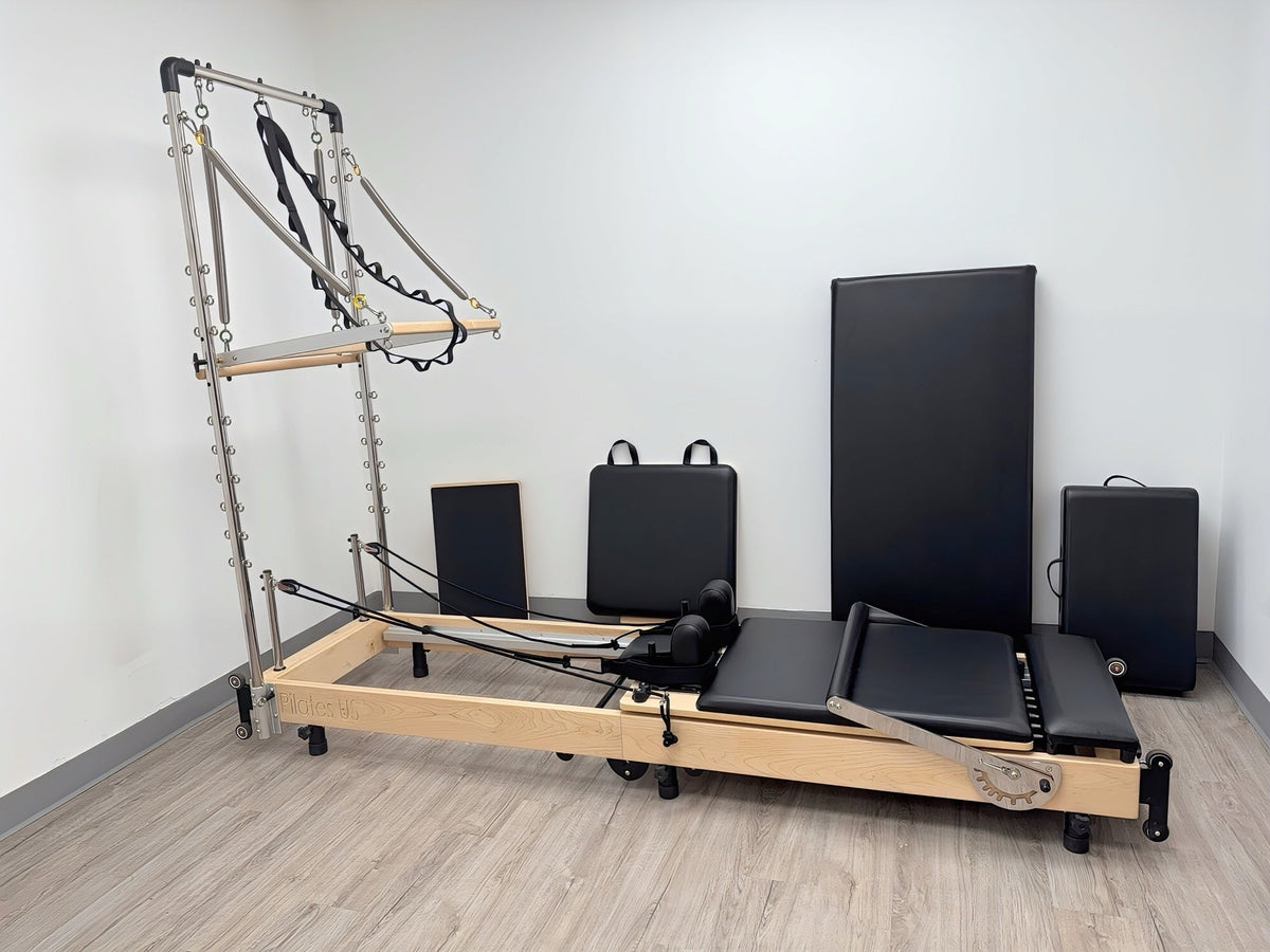 PersonalHour Janet Plus Foldable Maple Wood Pilates Reformer