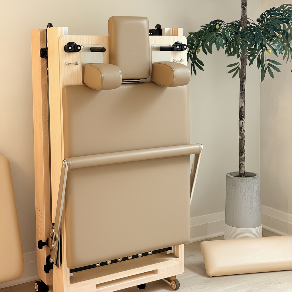 PersonalHour Janet Plus Foldable Maple Wood Pilates Reformer
