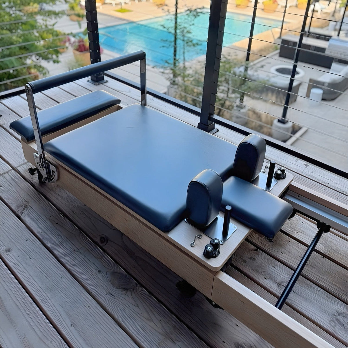 PersonalHour Janet Plus Foldable Maple Wood Pilates Reformer