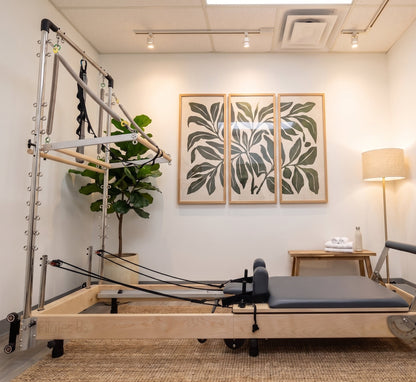 PersonalHour Janet Plus Foldable Maple Wood Pilates Reformer