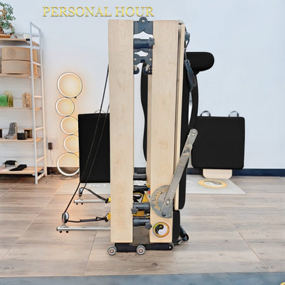 PersonalHour Janet Plus Foldable Maple Wood Pilates Reformer