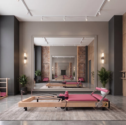 PersonalHour Janet Plus Foldable Maple Wood Pilates Reformer