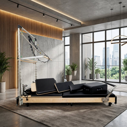 PersonalHour Janet Plus Foldable Maple Wood Pilates Reformer