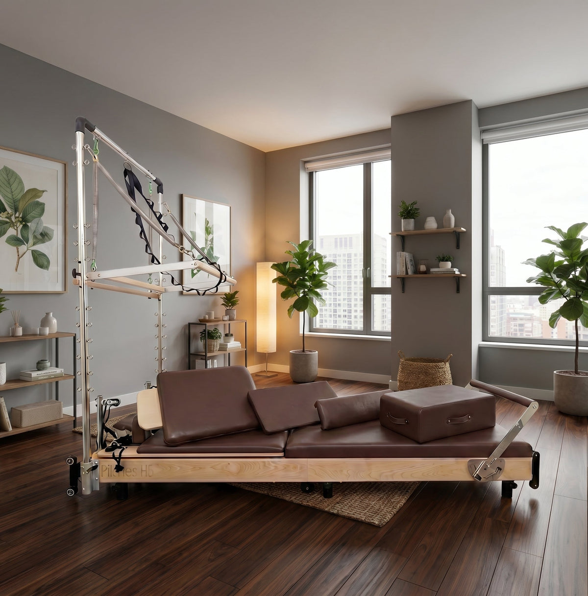 PersonalHour Janet Plus Foldable Maple Wood Pilates Reformer