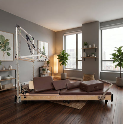 PersonalHour Janet Plus Foldable Maple Wood Pilates Reformer