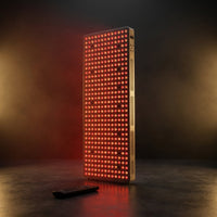 Red Light Therapy Full Body Panel, 480/630/660/810/830/850/1060Nm Blue Red near Infrared Light Device with 480 Dual Chip Clinical Grade Leds, Remote Control, Timer for Face, Body, BO-2400 — Studio Shot