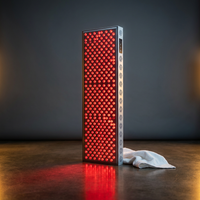 Red Light Therapy Panel Device – Full Body Panel, 660Nm Red & 850Nm near Infrared Light Therapy, LED Light Therapy Lamp, 300 Dual Chip Leds, Timer, Hanging Kit Included – PRO1500 — Studio Shot