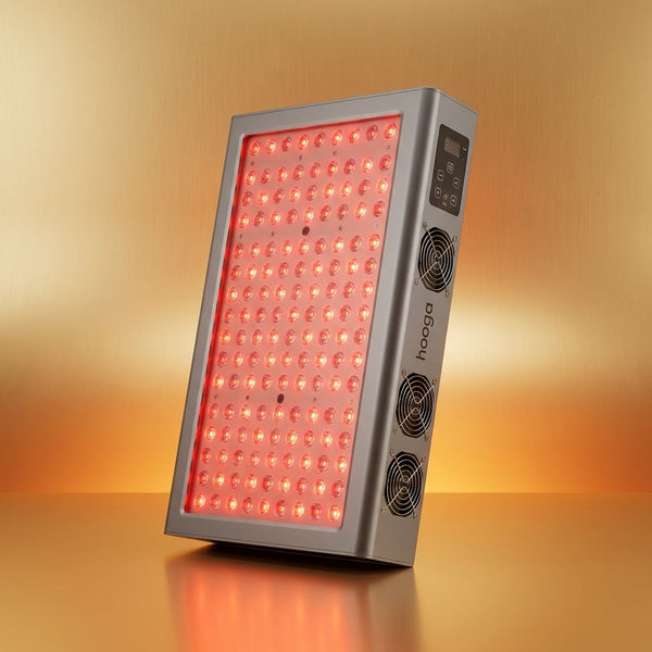 Red Light Therapy Panel Device – Full Body Panel, 660Nm Red & 850Nm near Infrared Light Therapy, LED Light Therapy Lamp, 300 Dual Chip Leds, Timer, Hanging Kit Included – PRO1500 — Studio Shot