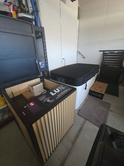 X Tub Cold Plunge with LUX 1.5 HP Chiller & Filtration System