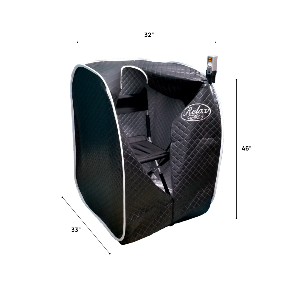 Black Pro Relax Far Infrared Sauna