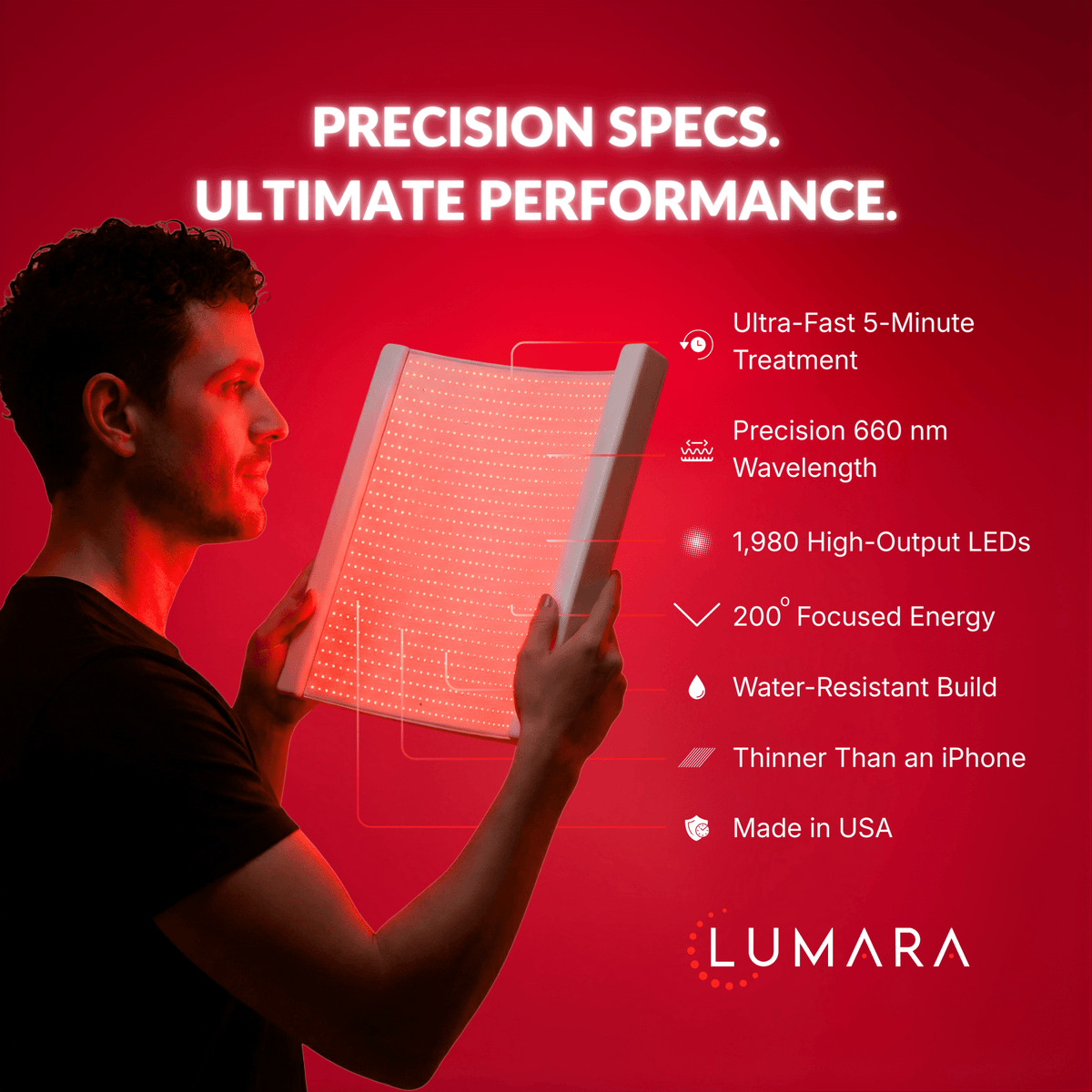 Lumara Illuminate Red V2 Red Light Therapy Panel