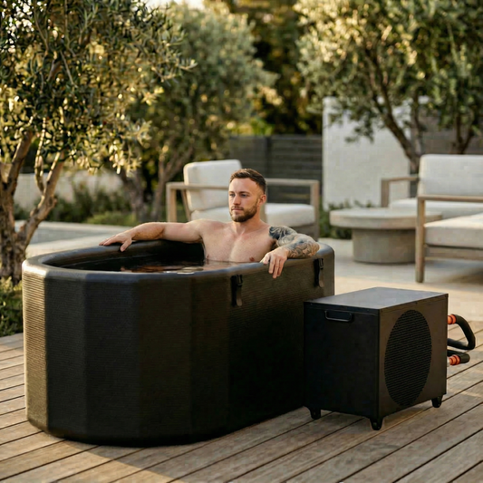 XXL Inflatable Cold Plunge Tub 216 Gallon with Insulated Lid