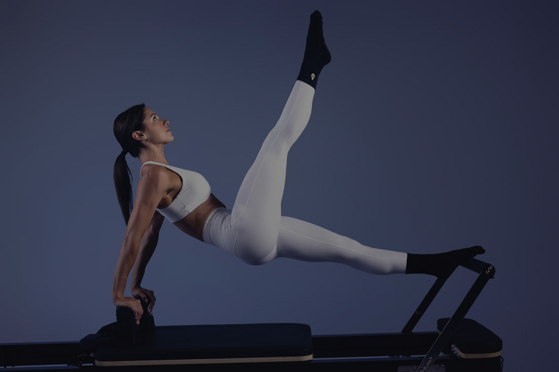 Luraush Foldable Pilates Reformer with Jump Board & Box