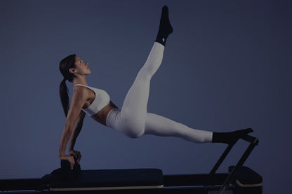 Luraush Foldable Pilates Reformer with Jump Board & Box