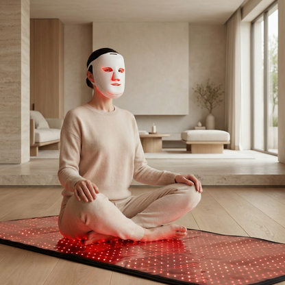 Red Light Therapy Bag + Therapy Mat Bundle