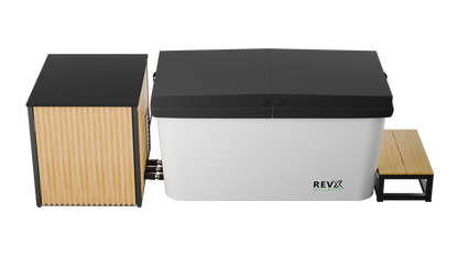 X Tub Cold Plunge with LUX 1.5 HP Chiller & Filtration System
