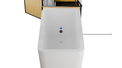 X Tub Cold Plunge with LUX 1.5 HP Chiller & Filtration System